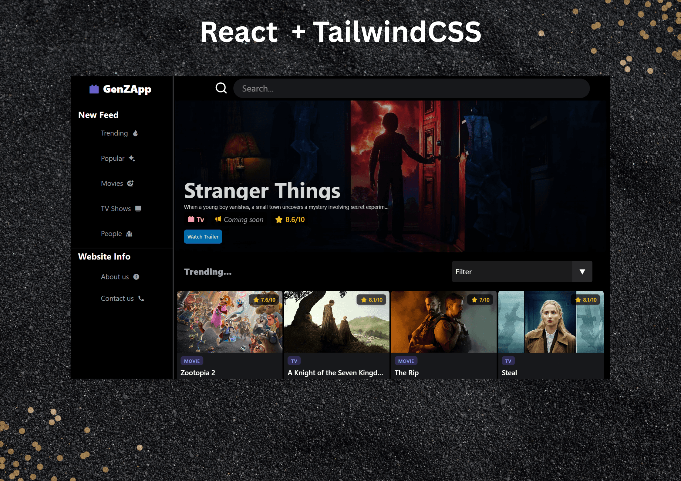 GenZ Movie Application 